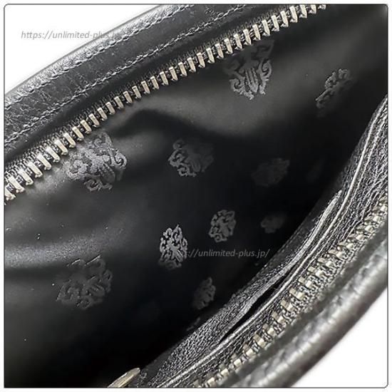 クロムハーツ(Chrome Hearts)バッグ フラット スモール ブラック クロムハーツ(Chrome Hearts)バッグ フラット スモール ブラック