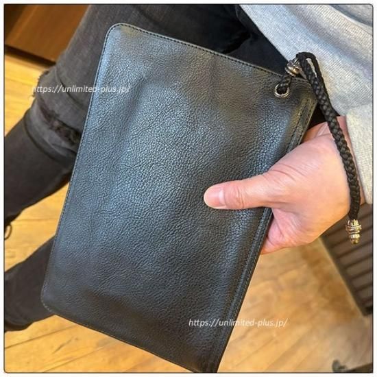 クロムハーツ(Chrome Hearts)バッグ フラット スモール ブラック クロムハーツ(Chrome Hearts)バッグ フラット スモール ブラック