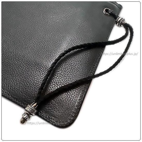 クロムハーツ(Chrome Hearts)バッグ フラット スモール ブラック クロムハーツ(Chrome Hearts)バッグ フラット スモール ブラック