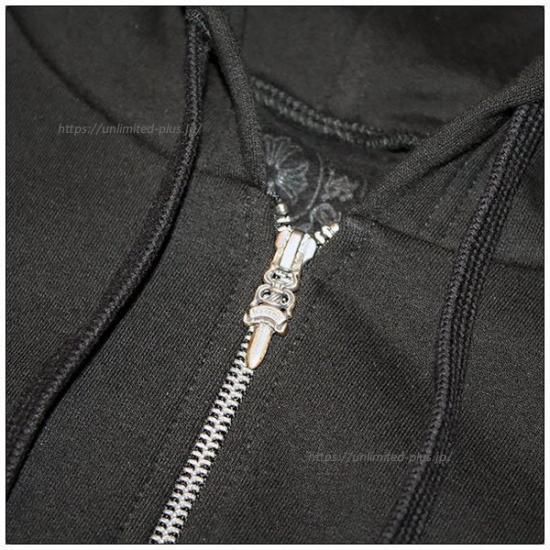 クロムハーツ(Chrome Hearts)フードジップ ブラック ホース クロムハーツ(Chrome Hearts)フードジップ ブラック ホース