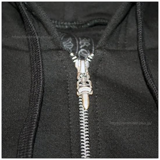 クロムハーツ(Chrome Hearts)フードジップ ブラック ホース クロムハーツ(Chrome Hearts)フードジップ ブラック ホース