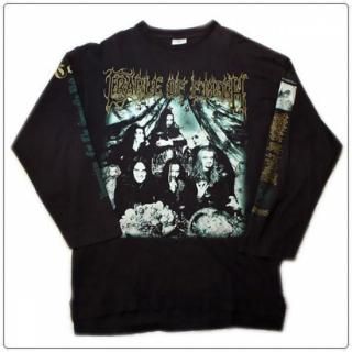 CRADLE OF FILTH (クレイドル オブ フィルス) Dusk And Her Embrace 1996 ヴィンテージ バンド Tシャツ ロング スリーブ