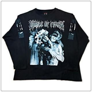 CRADLE OF FILTH (クレイドル オブ フィルス) SUPREME VAMPYRIC EVIL 1996 ヴィンテージ バンド Tシャツ ロング スリーブ