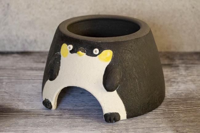 信楽焼〉ウェットシェルター ペンギンM〈湿度82％〉Penguin