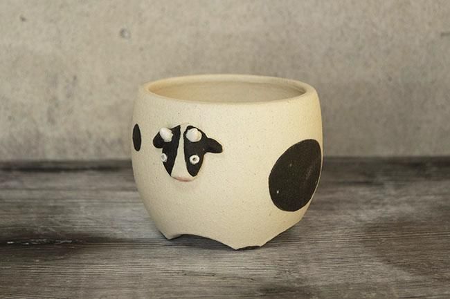 ˥ޥPOTˤ塼塼 Holstein flower pot