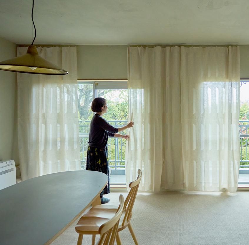 未使用　ieno textile マルチクロス カーテン 140×230 紫 未使用 ieno textile マルチクロス カーテン 140×230 紫 14-23