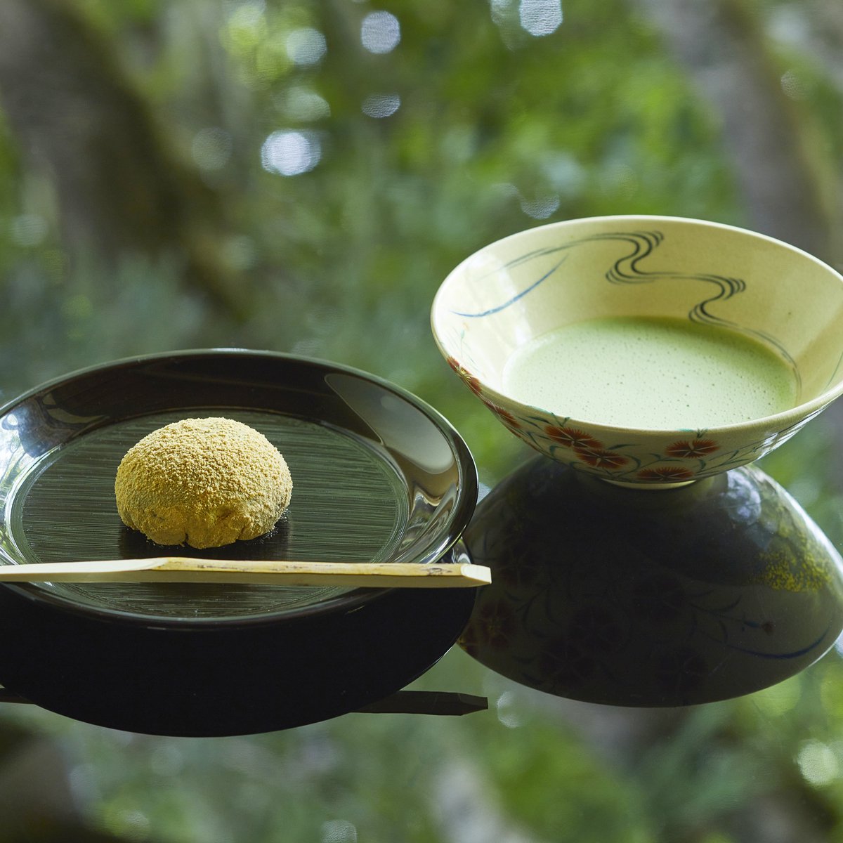 お抹茶とお菓子