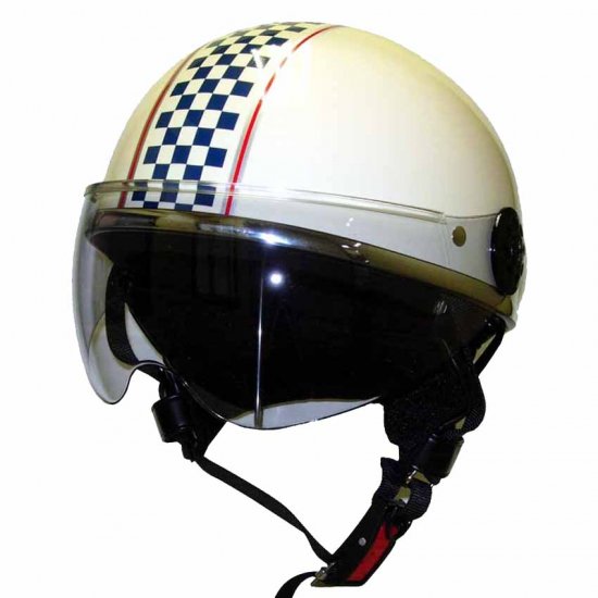 KAR | 川村商店 ハーフタイプヘルメット(SV-48 / アイボリーチェック