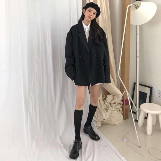 韓国 ファッション レディース 秋冬 レトロ アウター ジャケット ボーイフレンド風 コート Ko9025 ワンピの里 韓国 ファッション レディース 秋冬 レトロ アウター ジャケット ボーイフレンド風 コート Ko9025 ワンピの里