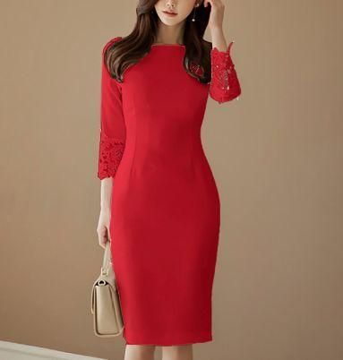 ワンピース レディース パーティードレス 代 韓国 結婚式 冬 10代 40代 膝丈 長袖 無地 ラウンドネック 結婚式 二次会 およばれ おしゃれ きれいめ フォーマル 上品 ワンピの里 ワンピース レディース パーティードレス 代 韓国 結婚式 冬 10代 40代 膝丈 長袖 無地 ラウンドネック 結婚式 二次会 およばれ おしゃれ きれいめ フォーマル 上品 ワンピの里