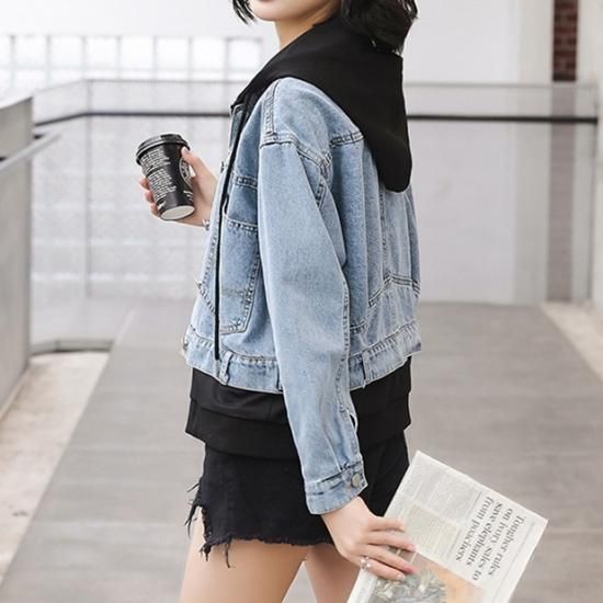 デニムジャケット ジャケット アウター レディース Gジャン ジージャン 着こなし 春 秋 カジュアル 羽織り 長袖 ショート丈 ブルゾン デニム パーカー フード付き レイヤード おしゃれ 可愛い ワンピの里 デニムジャケット ジャケット アウター レディース Gジャン ジージャン 着こなし 春 秋 カジュアル 羽織り 長袖 ショート丈 ブルゾン デニム パーカー フード付き レイヤード おしゃれ 可愛い ワンピの里