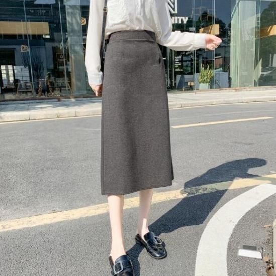 スカート 40代 コーデ ロング 膝丈 30代 代 ミモレ丈 無地 上品 およばれ Aライン ハイウエスト 着やせ おしゃれ きれいめ 通勤 オフィス グレー 秋 春 韓国風 ワンピの里 スカート 40代 コーデ ロング 膝丈 30代 代 ミモレ丈 無地 上品 およばれ Aライン ハイウエスト 着やせ おしゃれ きれいめ 通勤 オフィス グレー 秋 春 韓国風 ワンピの里