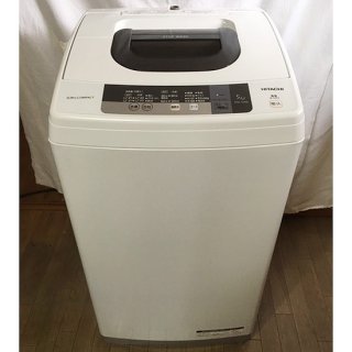 洗濯機【W-004】<br>日立／2016年製／<br>5kg
