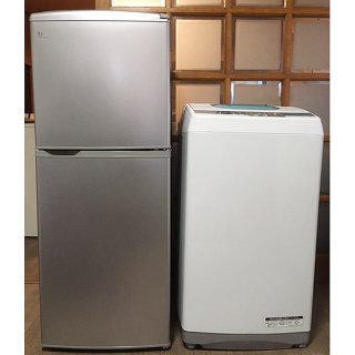 【セット販売 ID :　S-006】<br>冷蔵庫：三洋（Sanyo）／2010年製／137ﾘｯﾄﾙ<br>洗濯機：日立／2011年製／5kg