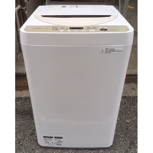 洗濯機【ID : W-007】SHARP／2016年製／4.5kg - 良品家電リサイクル