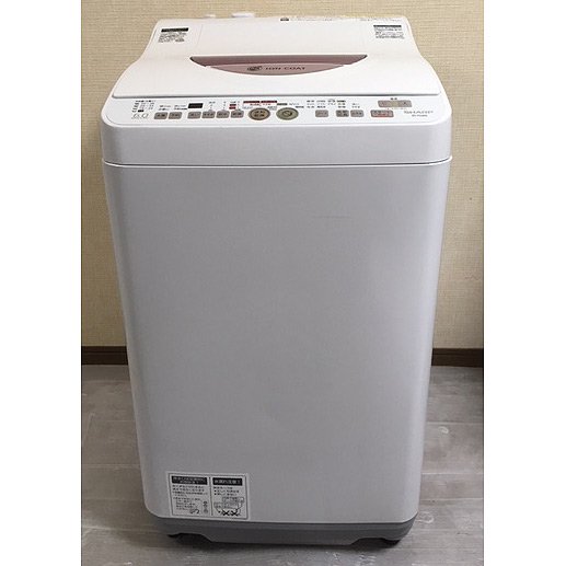洗濯機【ID : W-015】SHARP／2015年製／6kg ※乾燥機能つき - 良品家電 