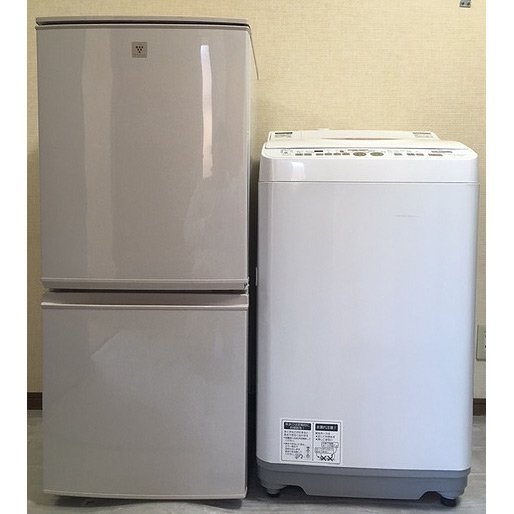 セット販売 ID : S-023】冷蔵庫：SHARP／2016年製／137ﾘｯﾄﾙ洗濯機