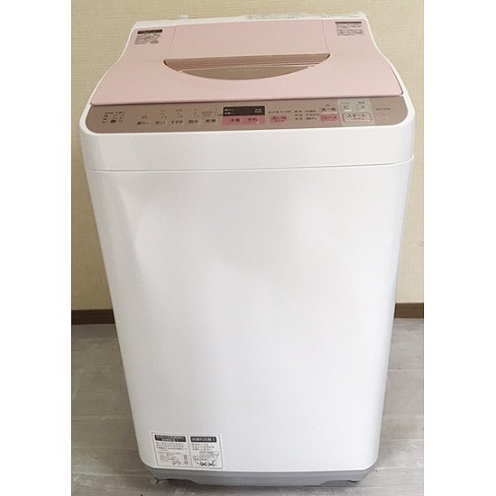 洗濯機【ID : W-018】SHARP／2016年製／5.5kg （乾燥3.5kg） - 良品 ...