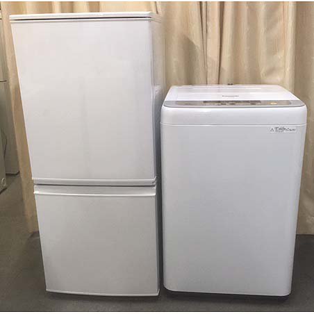 セット販売 ID : S-039】冷蔵庫：SHARP／2016年製／137ﾘｯﾄﾙ洗濯機