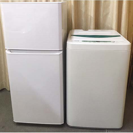 セット販売 ID : S-040】冷蔵庫：Haier／2017年製／121ﾘｯﾄﾙ洗濯機 ...