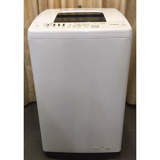 洗濯機【ID : W-024】日立／2021年製／7kg - 良品家電リサイクル 