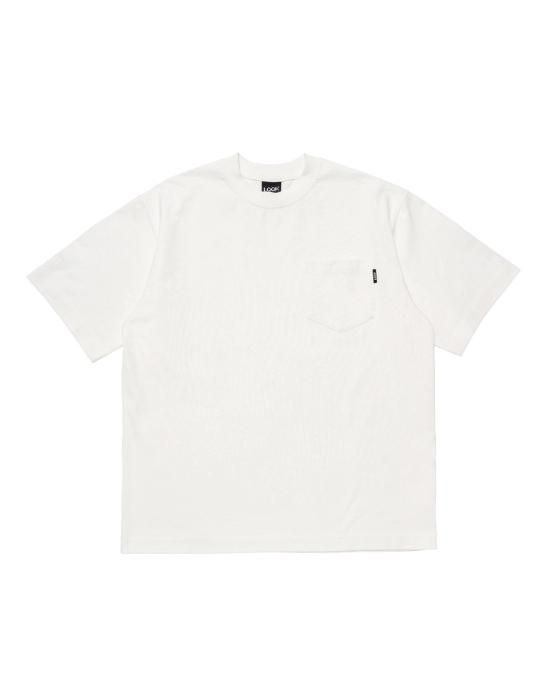 LQQK STUDIO S/S RUGBY WEIGHT POCKET TEE - HUC|フック LQQK STUDIO S/S RUGBY WEIGHT POCKET TEE - HUC|フック