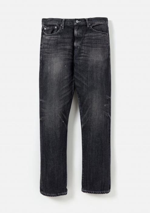 WASHED DENIM DP MID PANTS - HUC｜フック
