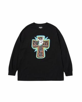T-SHIRT L/S CROSS HAND