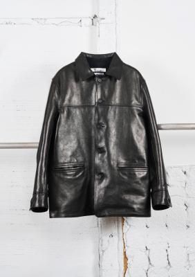 LEATHER CAR COAT Y's