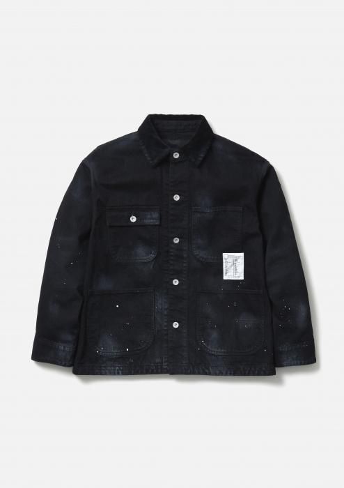 BW . WASHED COVERALL JACKET - HUC｜フック