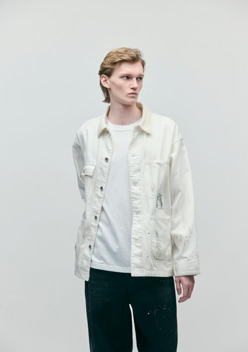 BW . WASHED COVERALL JACKET - HUC｜フック