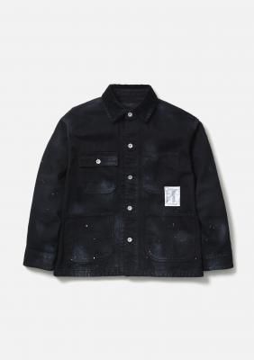 BW . WASHED COVERALL JACKET