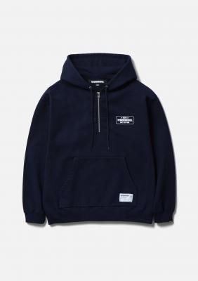 CLASSIC SWEAT HALF ZIP HOODIE LS