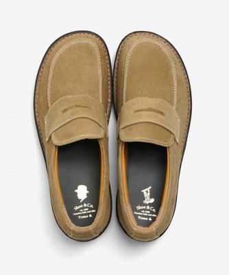 <img class='new_mark_img1' src='https://img.shop-pro.jp/img/new/icons1.gif' style='border:none;display:inline;margin:0px;padding:0px;width:auto;' />REGAL Shoe & TOMO & Co.Oblique Loafers