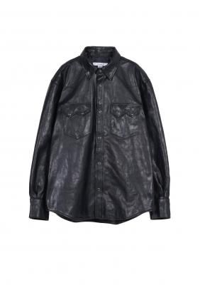 HORSE LEATHER SHIRT VINTAGE W