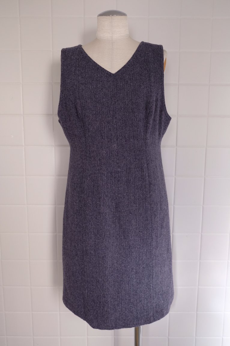 tweed mini dress(vintage&used25)
