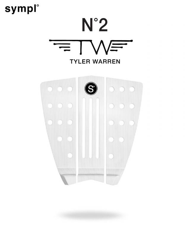 【オープニング大セール】 SYMPL° TRACTION HAYASHI - WHITE（1枚） WARREN TYLER N°2 サーフィン・ボディボード