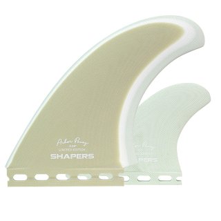 SHAPERS FINS AP  5,59 WHITE CLEAR SINGLE TAB