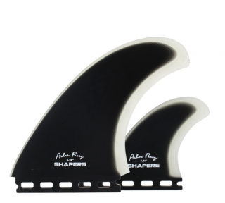 SHAPERS FINS AP  5,59 BLACK CLEAR SINGLE TAB