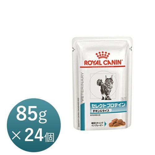 ロイヤルカナン 猫用 セレクトプロテイン (チキン＆ライス) ウェットパウチ 85g×24個 【正規品】 -  犬猫用療法食、観賞魚の専門通販｜ペットのいる暮らしのお店 ペット家族