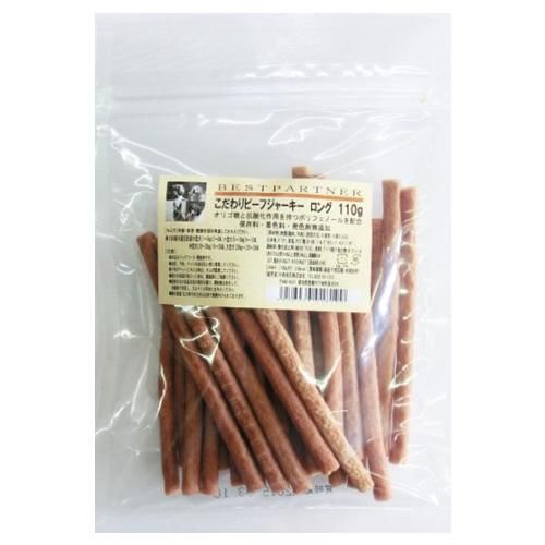 ベストパートナー こだわりビーフジャーキー ロング 110g 犬用 おやつ 犬猫用療法食 観賞魚の専門通販 ペットのいる暮らしのお店 ペット家族 ベストパートナー こだわりビーフジャーキー ロング 110g 犬用 おやつ 犬猫用療法食 観賞魚の専門通販 ペットのいる暮らしのお店 ペット家族