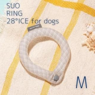2024年春夏】SUO RING 28°ICE for dogs グラデチェック ボタン付