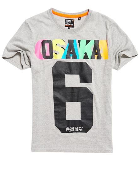 サイズ S~XXL【Superdry】Osaka 6 Hyper T-shirt・grey grit サイズ S~XXL【Superdry】Osaka 6 Hyper T-shirt・grey grit