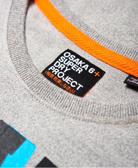 サイズ S～XXL【Superdry】Osaka 6 Hyper T-shirt・grey grit - Superdry.極度乾燥（しなさい）  ヨーロッパ直輸入専門店（してます）