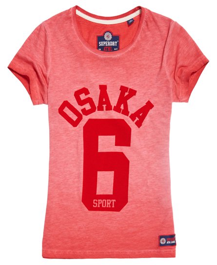 サイズ XXS～XL【Superdry】Osaka 6 Sport Washed T-shirt・tailgate red - Superdry.極度乾燥（しなさい）  ヨーロッパ直輸入専門店（してます）