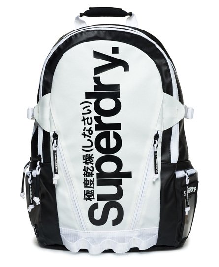 SuperdryMono Tarp Backpack・ black/white   Superdry.極度乾燥し