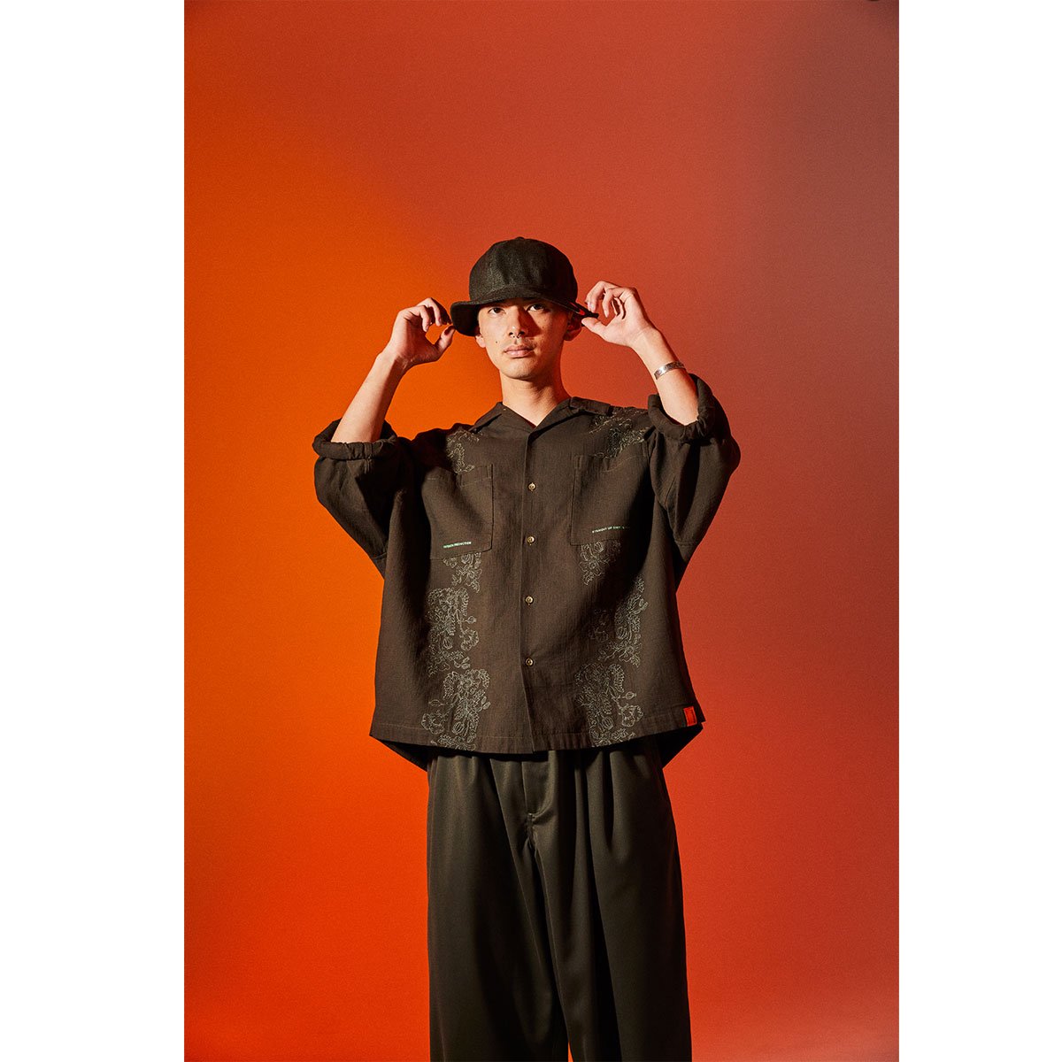 TIGHTBOOTH POPPY ROLL UP SHIRT オリーブ | www.layer.co.il