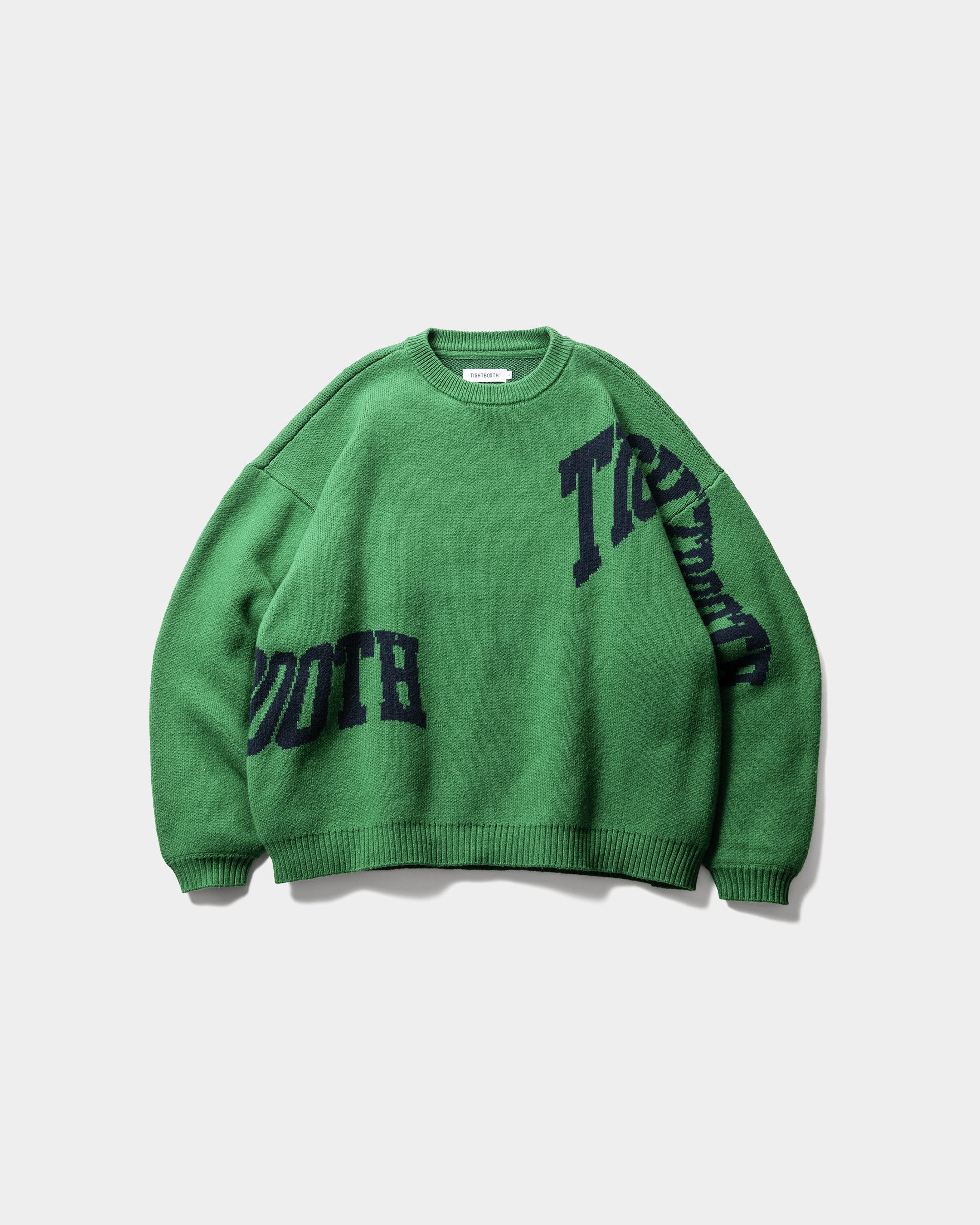 希少 tightbooth ACID LOGO KNIT SWEATER ニット-