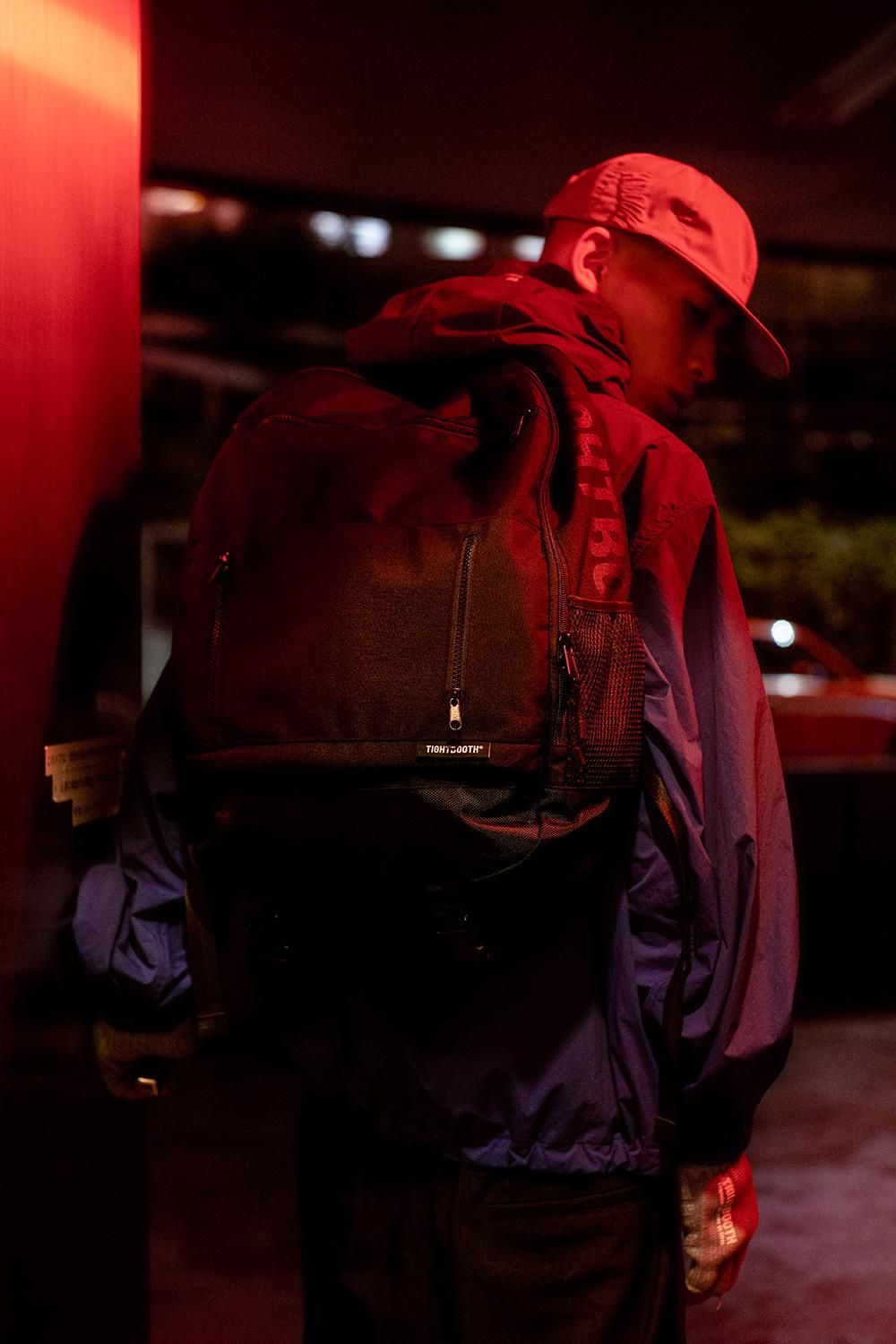 SIDE LOGO BIG BACKPACK - TIGHTBOOTH® タイトブース SIDE LOGO BIG BACKPACK - TIGHTBOOTH® タイトブース