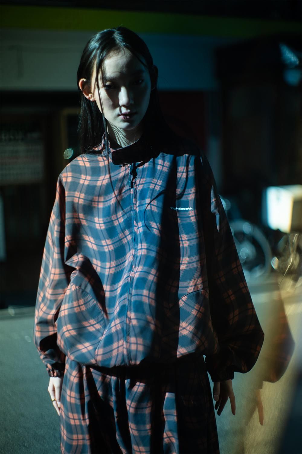 tightbooth  WAVY PLAID JACKET